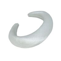 Headband/Padded/Sinamay [Colour: White]