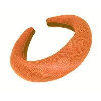 Headband/Padded/Sinamay [Colour: Orange]