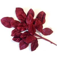 SPECIAL/Velvet Leaf Stem/127 [Colour: Burgundy]