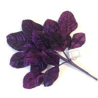 SPECIAL/Velvet Leaf Stem/127  [Colour: Plum]