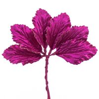 Metallic Leaf/Style 1 [Colour: Fuchsia]