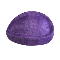 Sinamay Base/Cocktail [Colour: Purple]