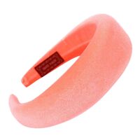 Headband/Padded/Velvet [Colour: Peach]