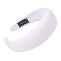 Headband/Padded/Velvet [Colour: White]