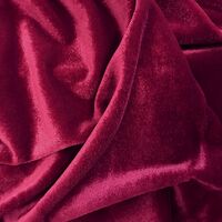 SPECIAL/Velvet Stretch Fabric [Cololur : Burgundy]