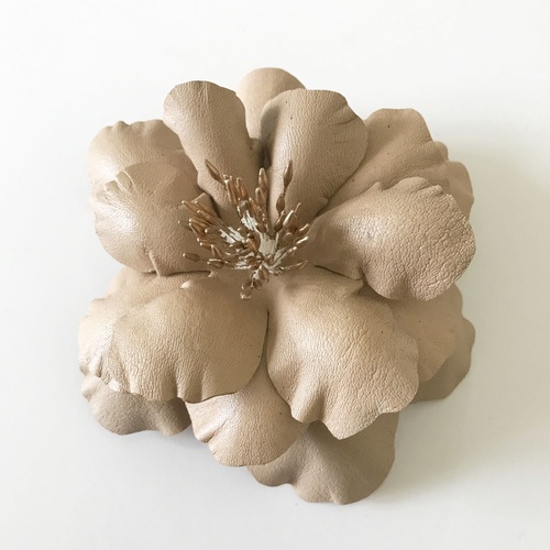 Flower/Leather (1) - Nude