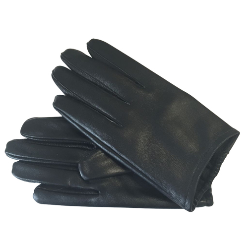 Gloves/Leather/Full - Black [Size: X Large (20CM)]